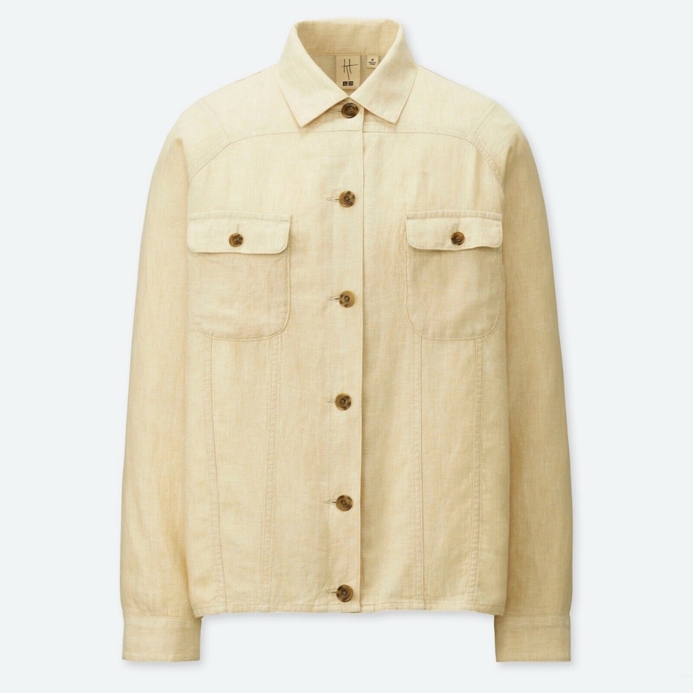 UNIQLO Hana Tajima HPJ Linen Short Jacket